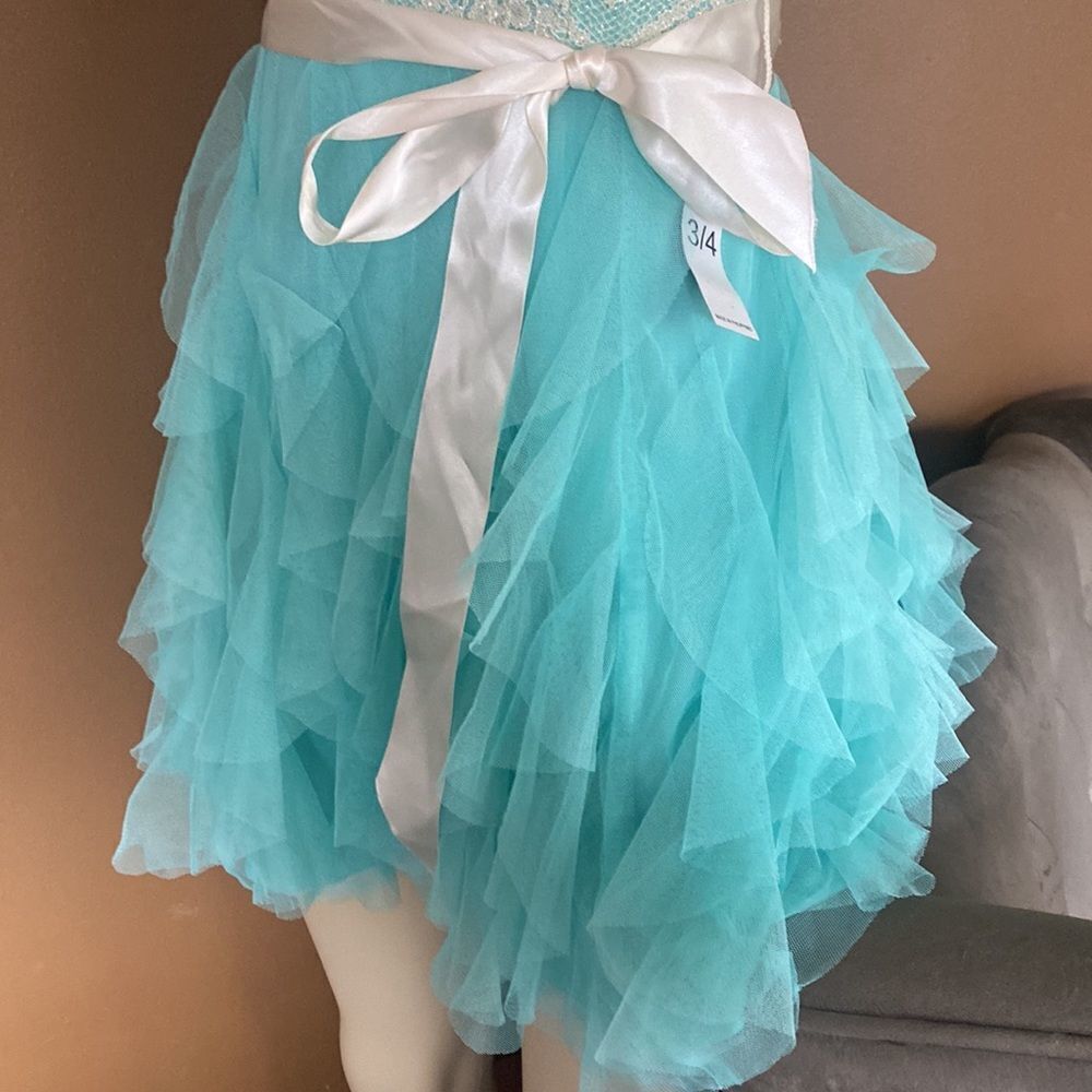 Teeze Me Prom Homecoming Fancy Formal Dress 👗 Blue 3/4 - Picture 2 of 8